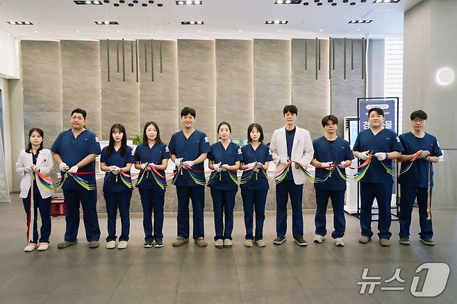 경기동물의료원은 8일 병원명 변경 및 확장 기념식을 진행했다(동물병원 제공). ⓒ 뉴스1