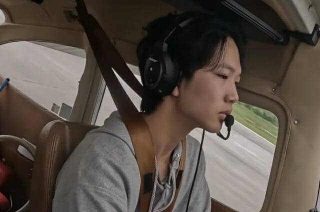 19세 중국계 미국인 이선 궈. 그는 최연소 7대륙 비행 기록을 세우고자 비행을 시작했다 남극에 발이 묶였다. (사진=이선 궈)