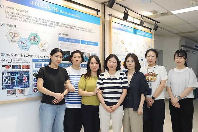 폐암세포만 공격하는 나노바디 개발한 생명연 연구팀. /사진=연합뉴스(한국생명공학연구원 제공)