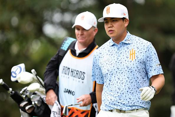 LIV 골프 강등 위기에 놓인 장유빈 [게티이미지]