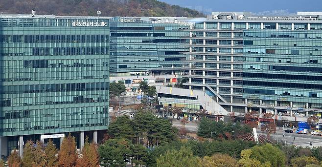 벤처기업이 밀집한 경기도 성남시 판교 일대 전경. [임세준 기자]