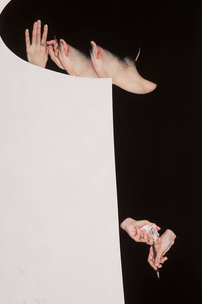 이진주, 쫓아가는 Chasing(detail), 2025, 205x69cm *재판매 및 DB 금지