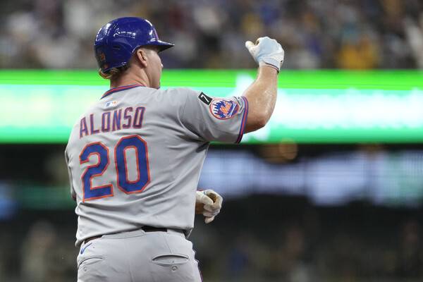 ▲ 뉴욕에는 양키스만 있는 것이 아니다. 피트 알론소가 뉴욕 메츠의 자랑으로 떠올랐다. ⓒ연합뉴스/AP