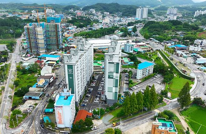 보성읍 도시 가스 첫 공급지역 [보성군 제공]