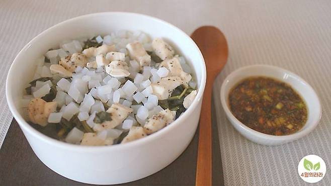 곤약밥과 양념장