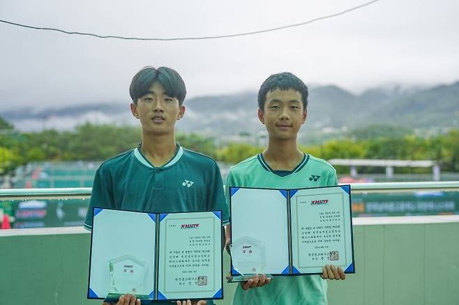 남중부 복식 우승 박도현 - 정율호
