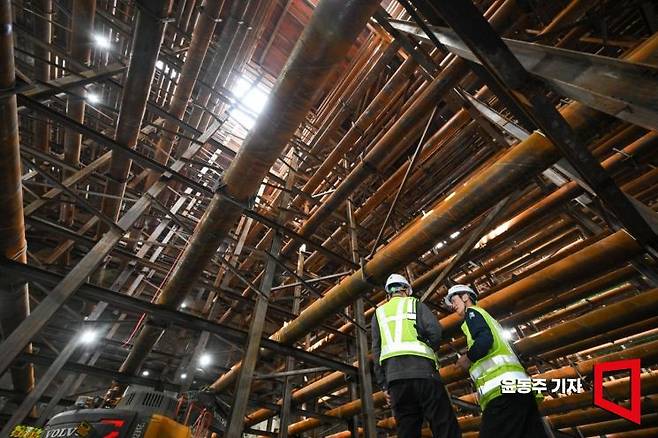 서울 강남구 영동대로 지하공간 복합개발 건설공사 현장. 2025.04.23 윤동주 기자