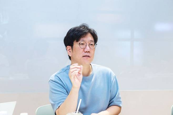 네이버클라우드의 성낙호 하이퍼스케일 AI 총괄(전무)가 지난 11일 경기 정자동 그린팩토리에서 인터뷰를 하고 있다. 네이버클라우드 제공