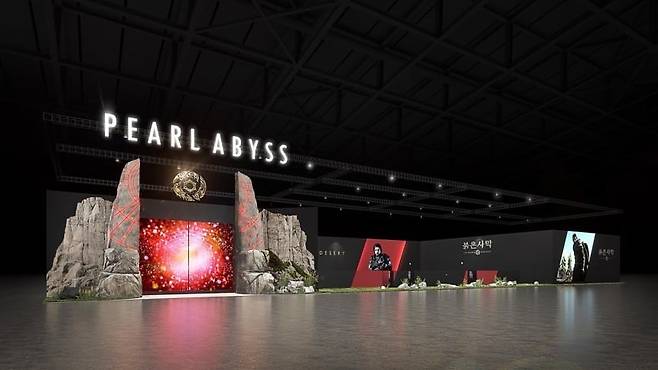 지스타 2024 내 펄어비스 붉은사막 부스./펄어비스 제공