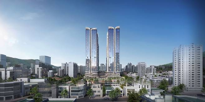 서면 써밋 더뉴 투시도. /대우건설 제공