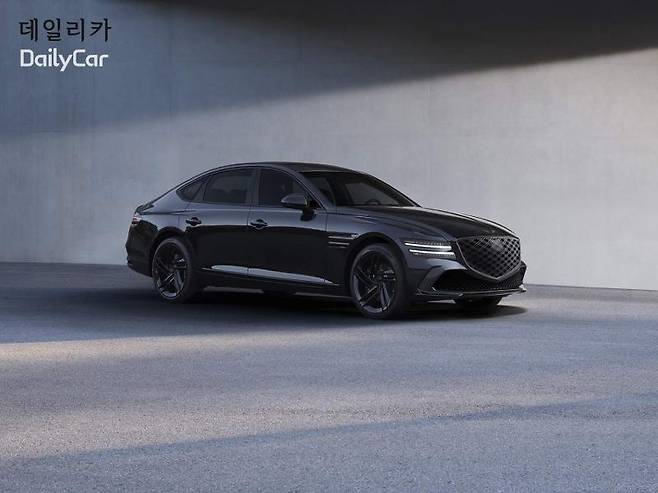 제네시스 G80 블랙