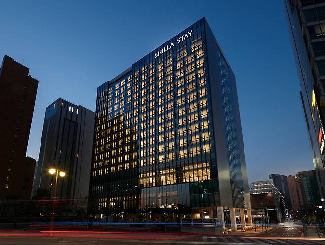 신라스테이 해운대 전경.