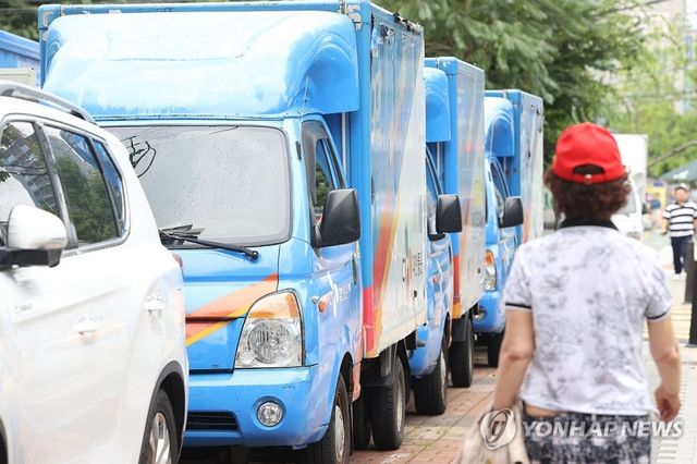 택배 차 [연합뉴스 제공]