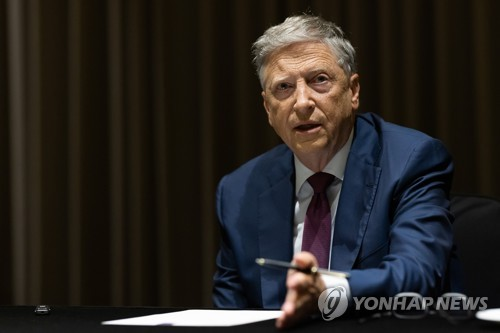 지난 2022년 방한한 빌 게이츠. [빌 앤드 멜린다 게이츠 재단 제공=연합뉴스]