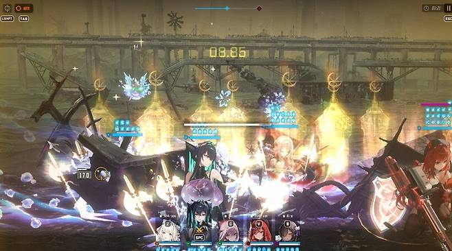 ▲ 리세마라 필수픽, 1버스트 단독 1황 세이렌. 딜도 강하다