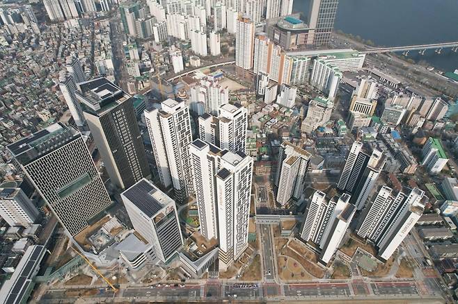 지난달 말 조성이 완료된 이스트폴 복합개발단지 전경. KT에스테이트