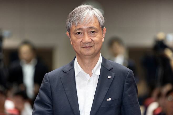 이찬진 신임 금융감독원장이 14일 오후 서울 영등포구 여의도 금융감독원에서 열린 취임식에 참석하고 있다./사진=뉴스1