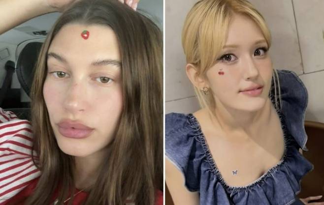 헤일리 비버, 전소미 인스타그램 캡처