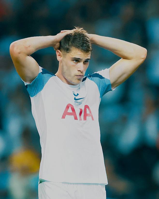 2025 UEFA 슈퍼컵 우승에 실패한 토트넘. 토트넘 홋스퍼 공식 SNS