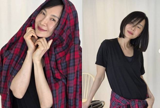 채시라처럼 근력을 강화하면 늘씬한 몸을 유지할 수 있을 뿐만 아니라 건강에도 좋다. [사진=SNS]