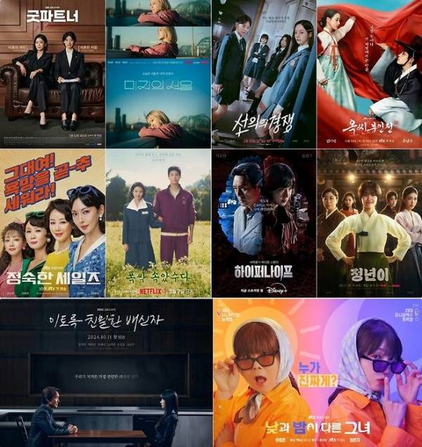 ▲ 벡델데이 2025 시리즈 부문 '벡델초이스10' 선정작. 각 제작사 제공