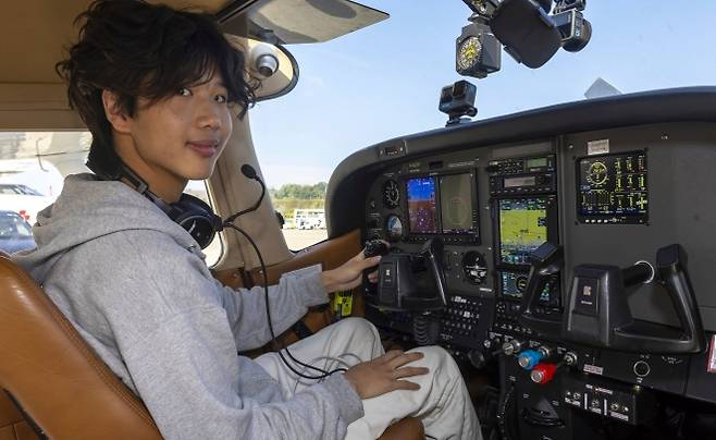 조종사 이선 궈(19)의 모습. 인스타그램 캡처