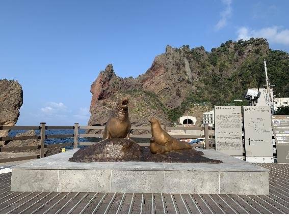 독도 강치 동상 [해수부 제공. 재판매 및 DB 금지] photo@yna.co.kr