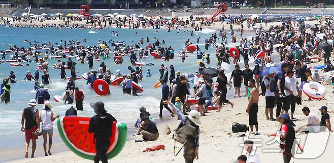 해운대 해수욕장 (자료사진)  2025.7.27/뉴스1 ⓒ News1 윤일지 기자