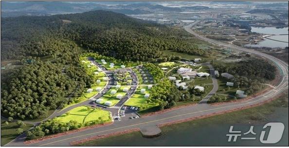 부여 규암면 수목리 일원 '청년농촌보금자리' 조감도.(부여군 제공. 재판매 및 DB금지)/뉴스1
