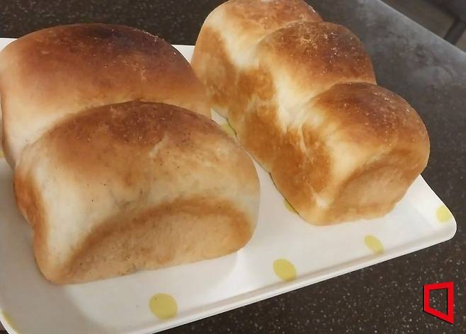 제과·제빵기능사를 독학으로 준비 중인 고등학생 이모양이 직접 만든 식빵. 이씨 제공.