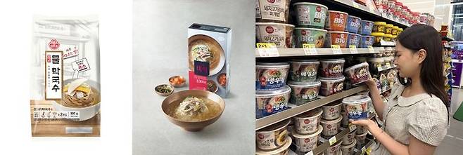 (왼쪽부터)오뚜기,하림, CUⓒ각 사 제공