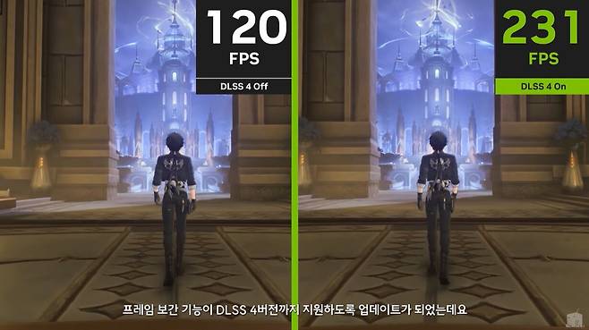 ▲ DLSS 4 지원 확장으로 기존 지포스 환경에서도 더욱 쾌적한 플레이가 가능하다