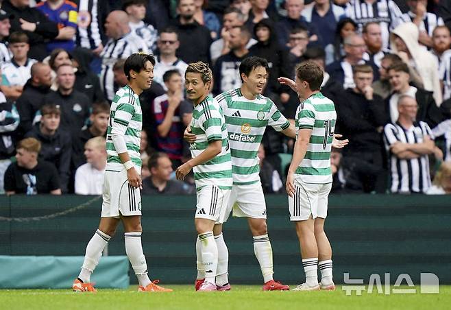 [글래스코=AP/뉴시스] 스코틀랜드 프로축구 프리미어십 셀틱의 양현준. 2025.07.19.