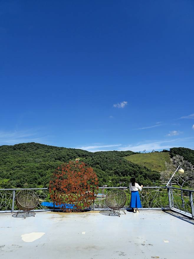 이재효 갤러리 옥상.