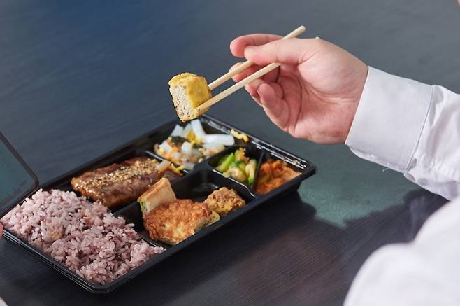 도시락 이미지. 아이클릭아트