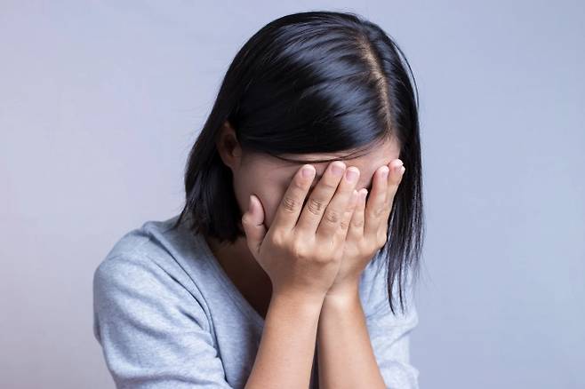 성폭행 피해자 이미지(사건과 무관). 123rf.com 자료사진