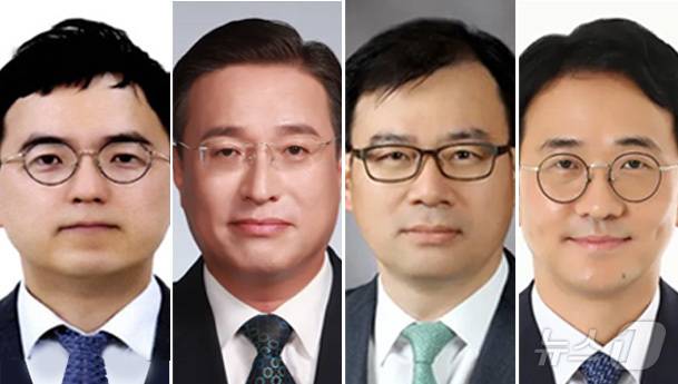 왼쪽부터 구자현 서울고검장, 이정현 법무연수원 연구위원, 주영환 전 부산고검 차장검사, 예세민 전 춘천지검장. /뉴스1