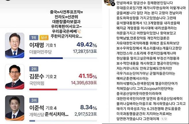 출처=장채환 SNS