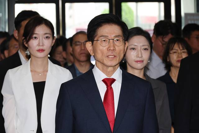 김문수 국민의힘 당 대표 후보. 연합뉴스