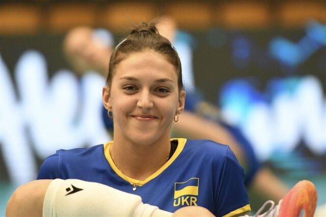 2023년 우크라이나 국가대표로 발탁됐던 빅토리아 댄착./CEV
