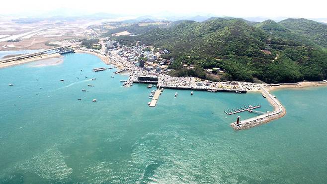 서산 대산 삼길포항 전경