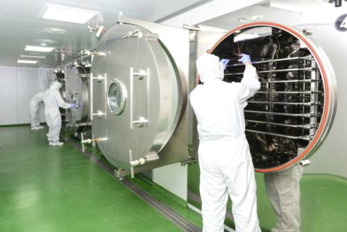 ◇비피도 공장의 동결 건조기. 사진=비피도