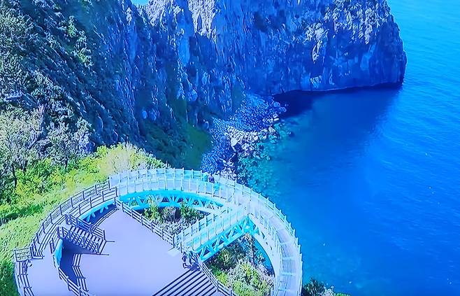 울릉도 서면 태하리 향목 전망대 /김두한 기자