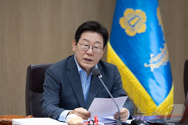 이재명 대통령이 12일 서울 용산 대통령실 청사에서 열린 국무회의에서 발언을 하고 있다. (대통령실 제공. 재판매 및 DB금지) 2025.8.12/뉴스1 ⓒ News1 이재명 기자