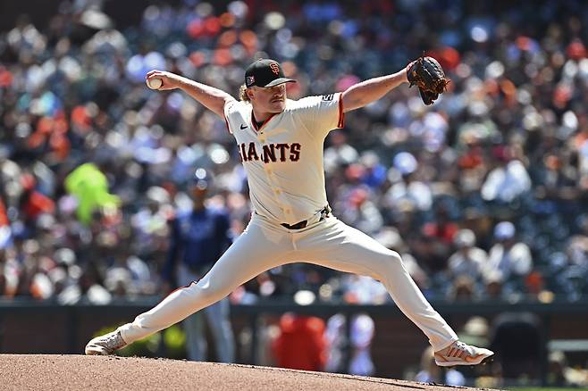샌프란시스코 선발 로간 웹. AP연합뉴스