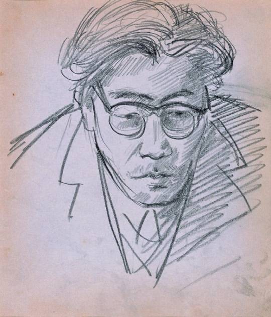 이동훈 '미상', 연도 미상, 종이에 연필, 19.5×16.3㎝, 대전시립미술관 제공