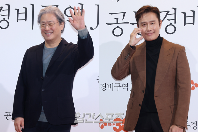 박찬욱 감독(왼쪽)과 배우 이병헌 / 사진=일간스포츠 DB