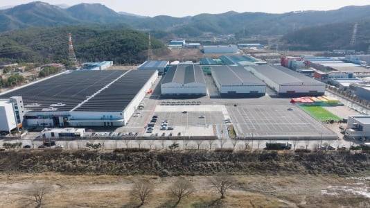경북 구미에 있는 피엔티의 본사와 1공장 / 피엔티 제공