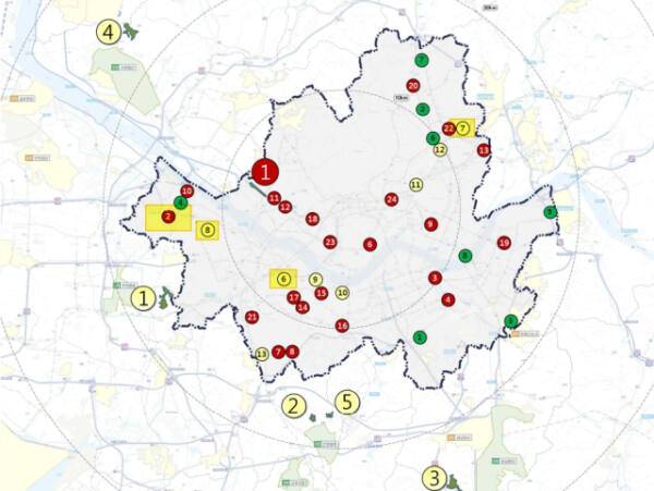 지난 2018년 국토교통부가 발표한 2차 수도권 공급계획에는 군 유휴지를 활용해 주택 공급 부지를 마련한다는 내용이 담겼다. 서울시내 중소규모 택지 위치도에서 군 유휴지를 활용하는 부지를 하이라이트 처리한 자료. 국토교통부 제공
