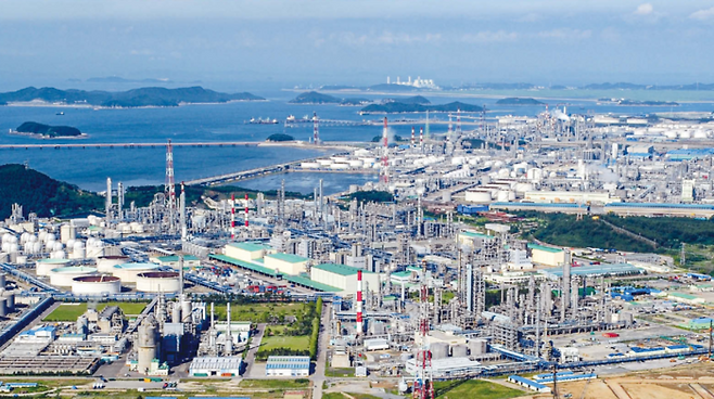 대산 석화단지 전경